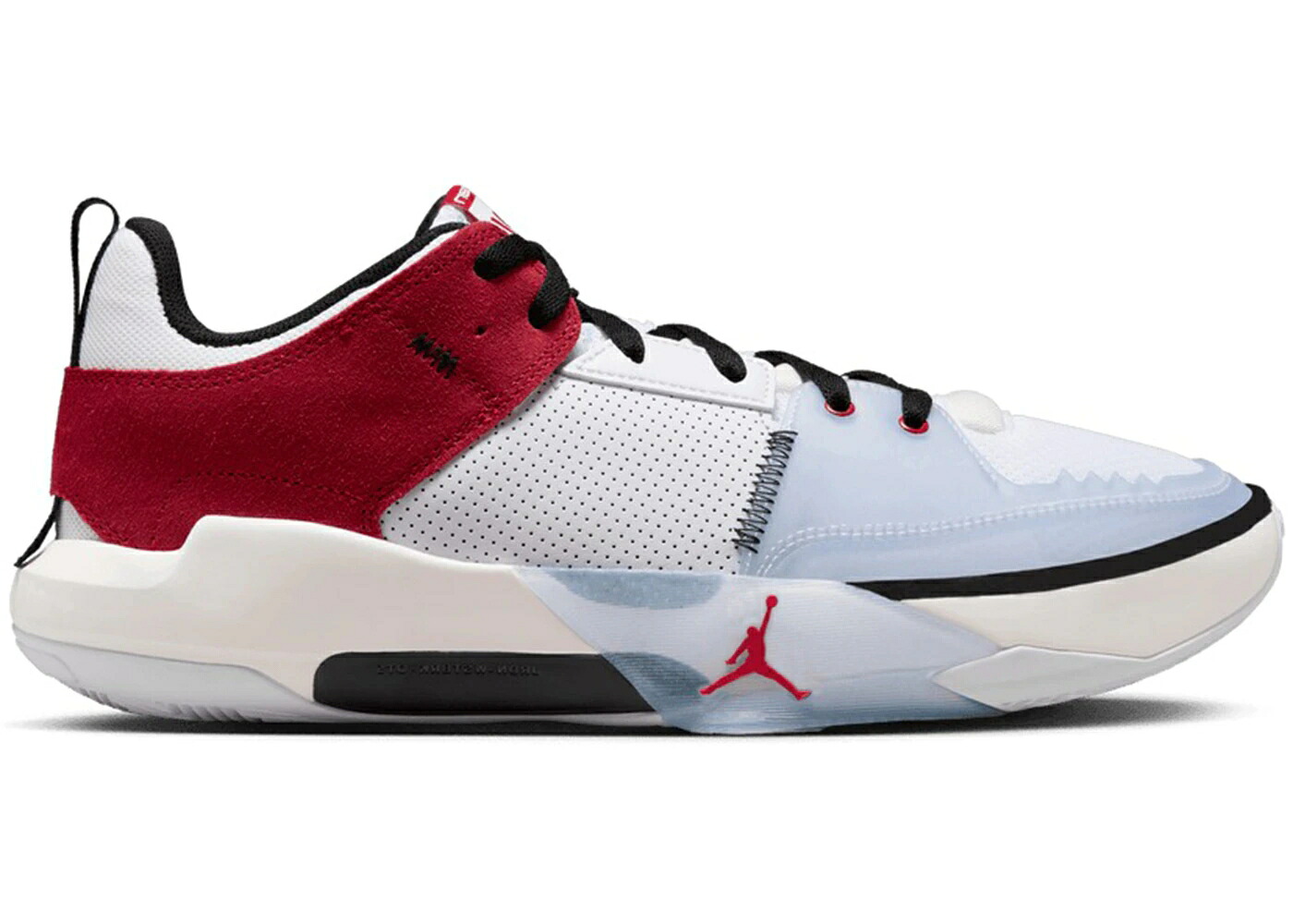 ナイキ ジョーダン 白色 ホワイト 黒色 ブラック 赤 レッド スニーカー メンズ JORDAN ONE TAKE 5 WHITE BLACK GYM RED / WHITE SAIL BLACK GYM RED|スニケス
