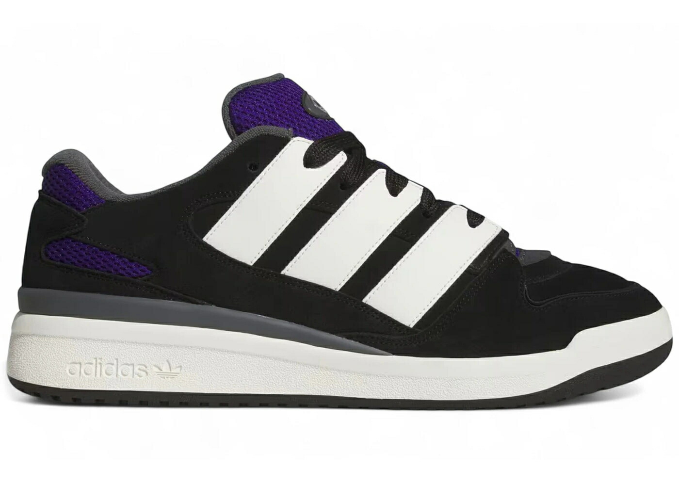 アディダス 黒いこと 黒いこと 白いこと 白いこと 紫 パープル 中核グループ スニーカー メンズ ADIDAS FORUM2000 BLACK WHITE COLLEGIATE PURPLE GUM / CORE BLACK OFF WHITE COLLEGIATE