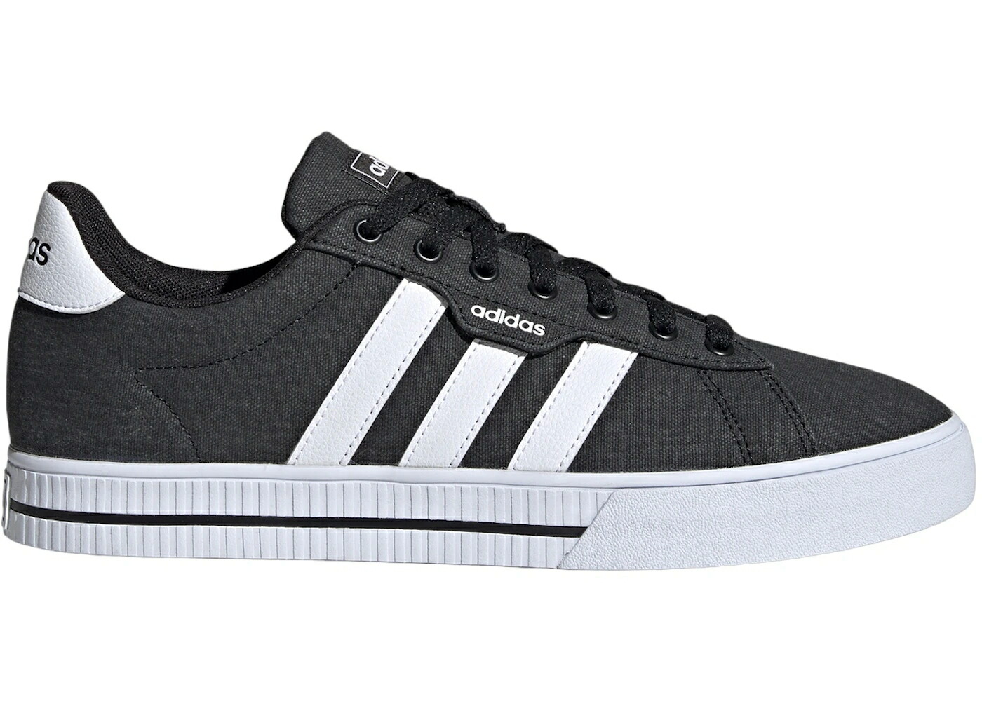 アディダス 黒いこと 黒いこと 白いこと 白いこと 中核グループ 3.0 スニーカー メンズ ADIDAS DAILY BLACK WHITE CANVAS / CORE BLACK CLOUD WHITE CORE