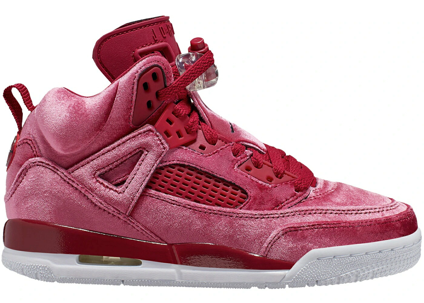 ナイキ ジョーダン 赤 レッド 黒色 ブラック 白色 ホワイト ジュニア キッズ JORDAN SPIZIKE VELVET NOBLE RED (GS) / NOBLE RED BLACK WHITE ベビー マタニティ スニーカー