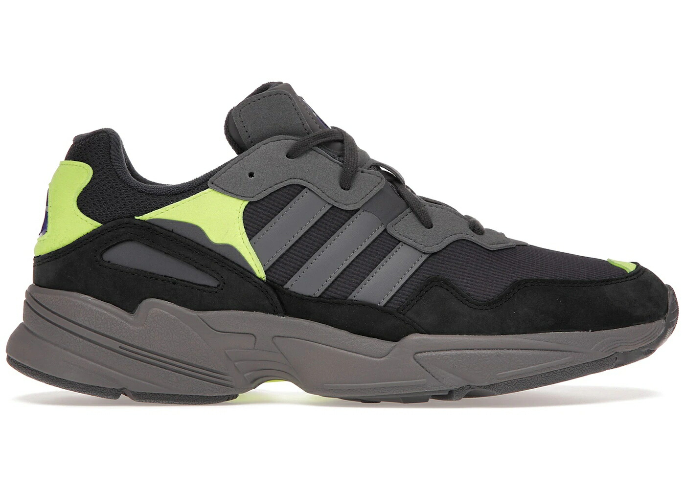 アディダス カーボン 黄色 イエロー 灰色 グレー スニーカー メンズ ADIDAS YUNG-96 CARBON SOLAR YELLOW / CARBON GREY SOLAR YELLOW