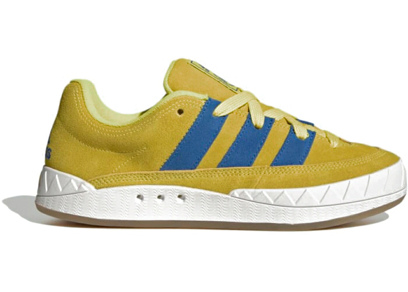 アディダス 黄味がかった 黄色 青碧 青碧 白いこと 白いこと スニーカー メンズ ADIDAS ADIMATIC BRIGHT YELLOW / BRIGHT YELLOW BLUE CRYSTAL WHITE