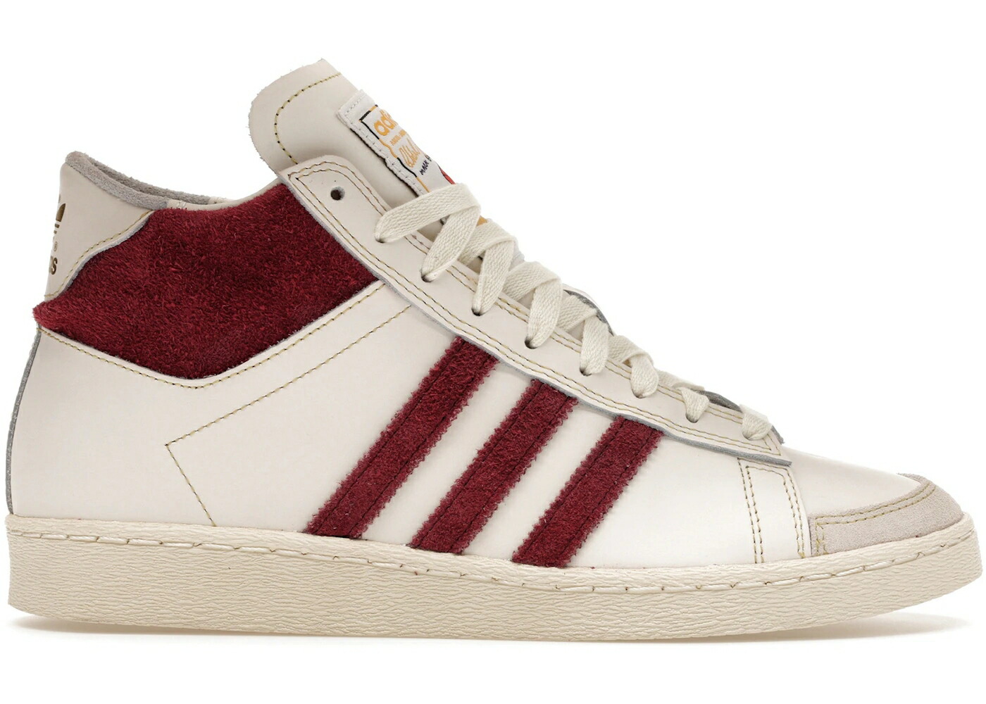 アディダス 白いこと 白いこと 影ぼうし 影ぼうし 赤 赤いこと スニーカー メンズ ADIDAS JABBAR HI MARK GONZALES / CHALK WHITE SHADOW RED ALUMINA