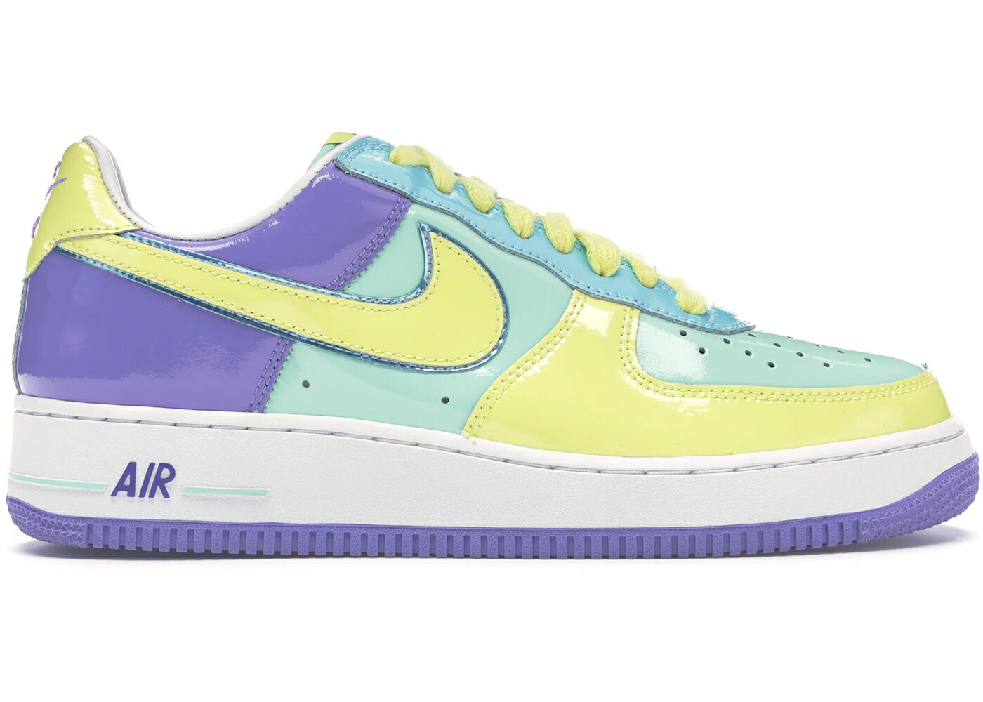 ナイキ エアフォース スニーカー メンズ NIKE AIR FORCE 1 LOW EASTER EGG (2006) / MEDIUM MINT LEMON FROST｜スニケス
