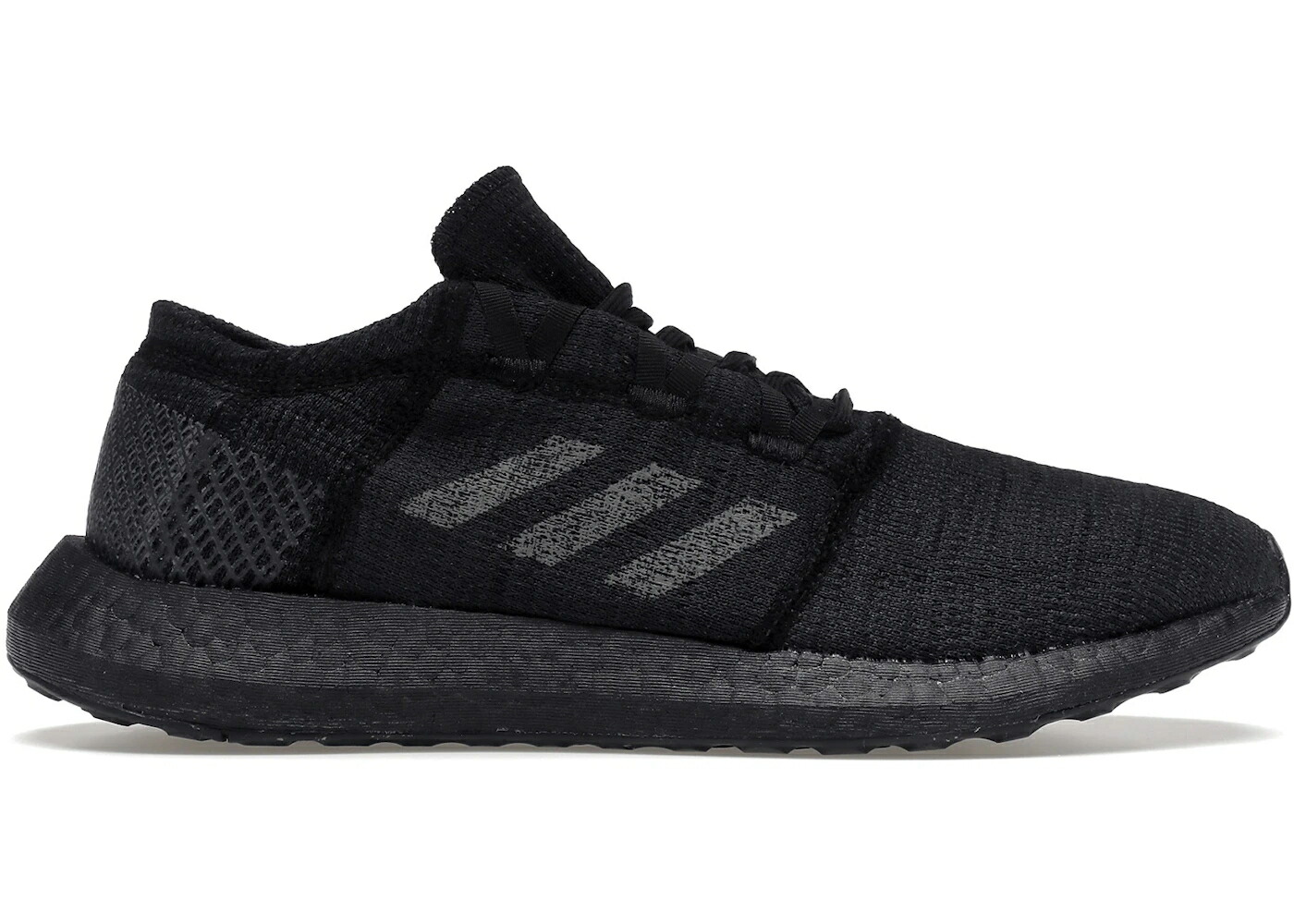 アディダス 中核グループ 黒いこと 黒いこと 薄墨色 薄墨色 炭素 スニーカー メンズ ADIDAS PUREBOOST GO CORE BLACK / CORE BLACK GREY CARBON