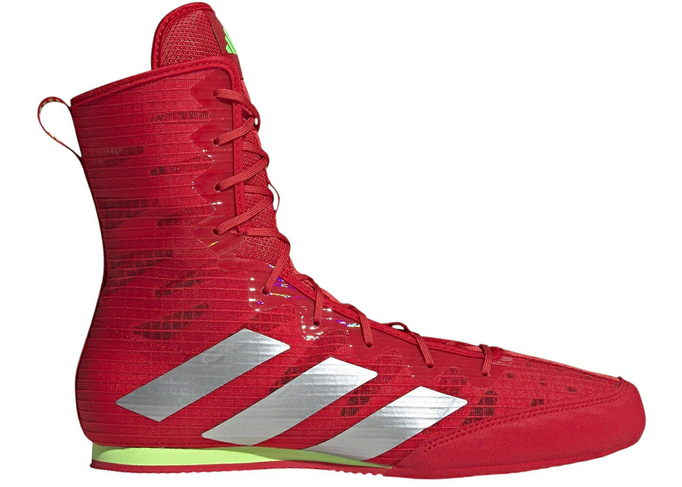アディダス ボックス 銀色 シルバー スニーカー メンズ ADIDAS BOX HOG 4 BETTER SCARLET SILVER METALLIC LUCID LEMON / BETTER SCARLET SILVER METALLIC