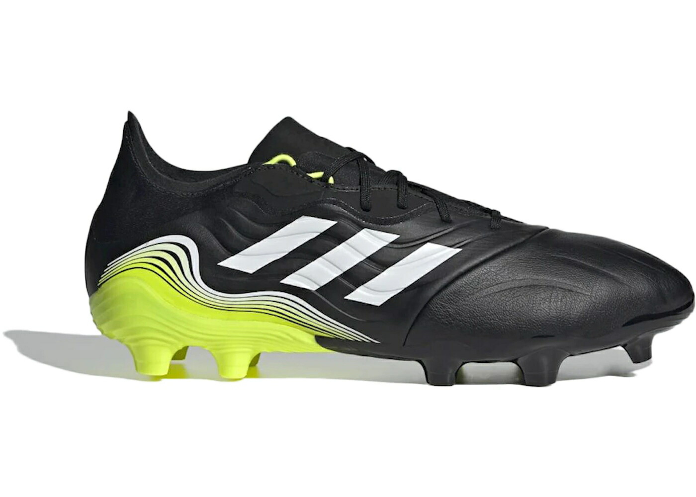 アディダス 黒色 ブラック 黄色 イエロー コア 白色 ホワイト スニーカー メンズ ADIDAS COPA SENSE 2 FG BLACK SOLAR YELLOW / CORE BLACK CLOUD WHITE SOLAR