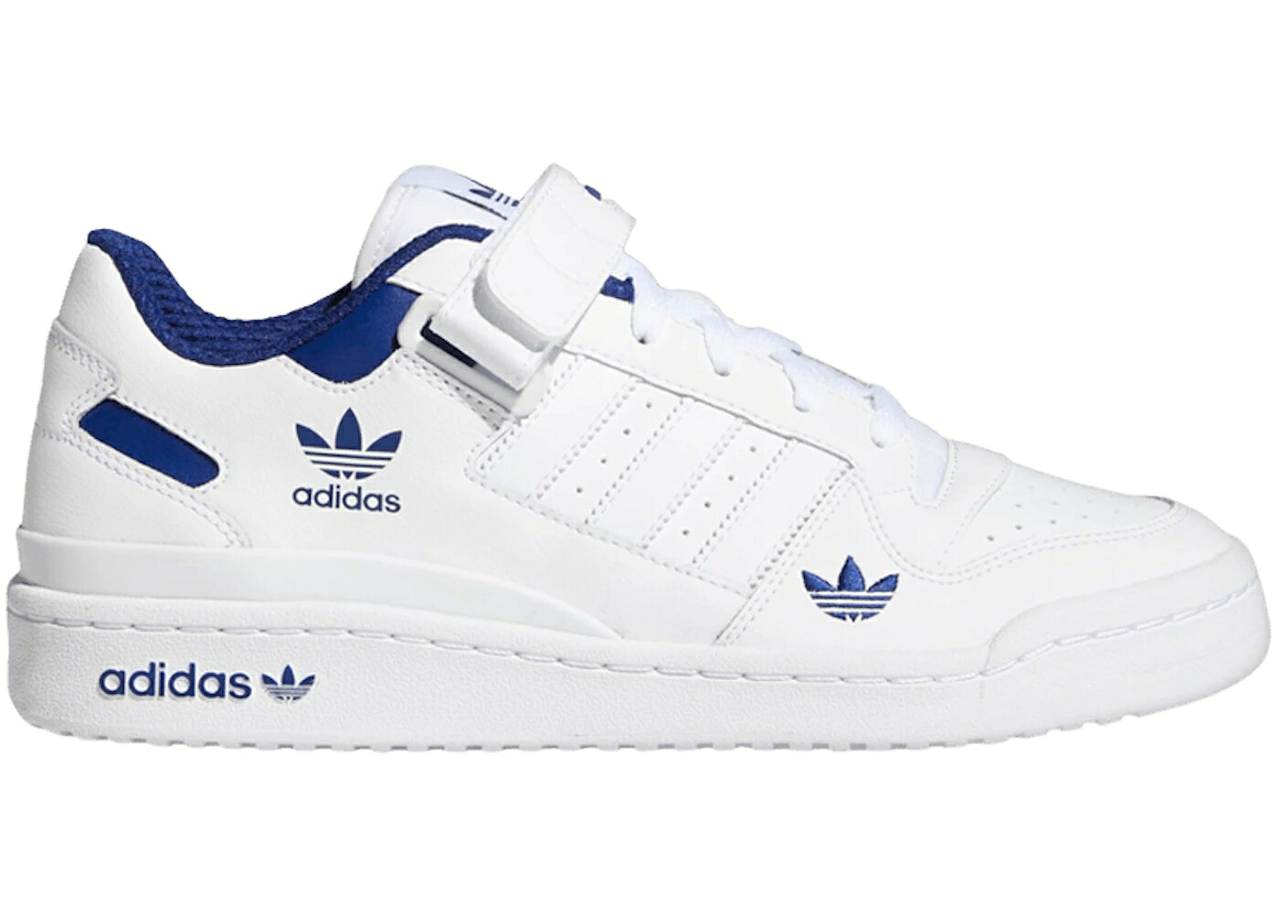 アディダス フォーラム 白色 ホワイト ビクトリー 青色 ブルー スニーカー メンズ ADIDAS FORUM LOW WHITE VICTORY BLUE / CLOUD WHITE VICTORY BLUE CLOUD