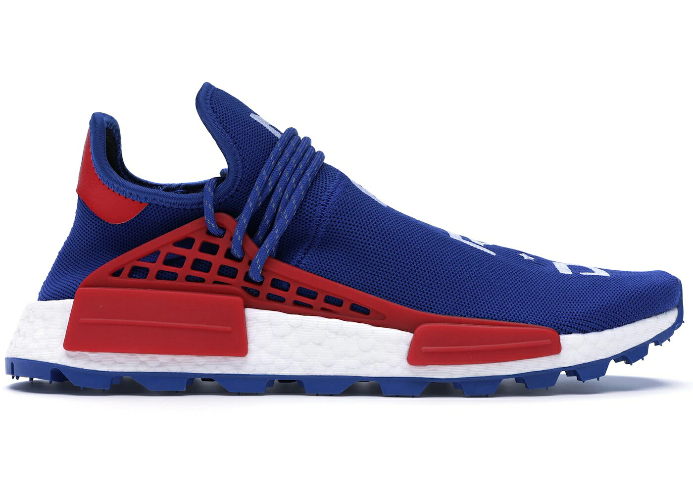アディダス 青味 青味 白いこと 白いこと 赤 赤いこと スニーカー メンズ ADIDAS NMD HU PHARRELL X NERD BLUE / BLUE WHITE RED