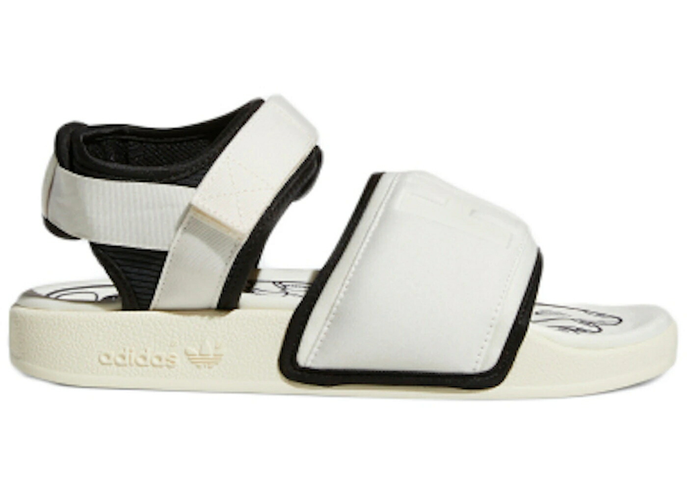 アディダス アディレッタ 白いこと 白いこと 中核グループ 黒いこと 黒いこと 2.0 スニーカー メンズ ADIDAS ADILETTE PHARRELL OFF WHITE / OFF WHITE OFF WHITE CORE BLACK