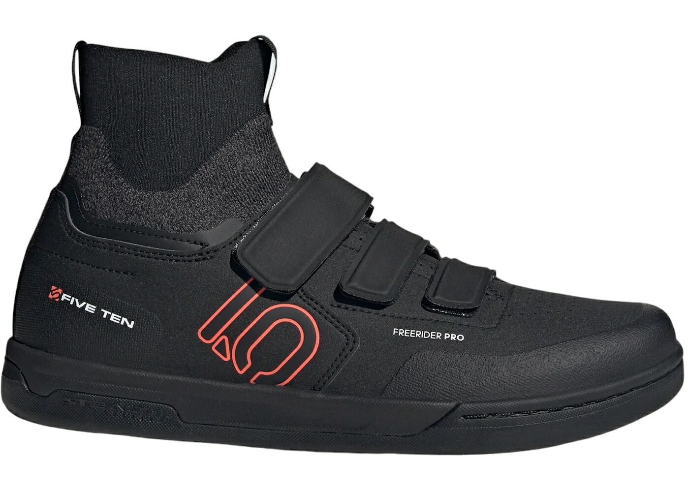 アディダス プロ ミッド コア 黒色 ブラック 赤 レッド 灰色 グレー スニーカー メンズ ADIDAS FIVE TEN FREERIDER PRO MID CORE BLACK SOLAR RED GREY THREE / CORE BLACK SOLAR RED GREY THREE