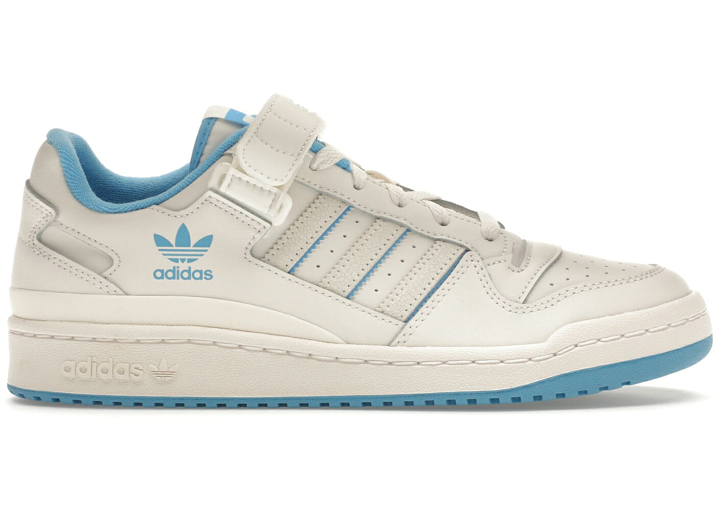 アディダス フォーラム 白色 ホワイト 青色 ブルー バースト スニーカー メンズ ADIDAS FORUM LOW CLOUD WHITE SEMI BLUE BURST / CLOUD WHITE SEMI BLUE BURST｜スニケス