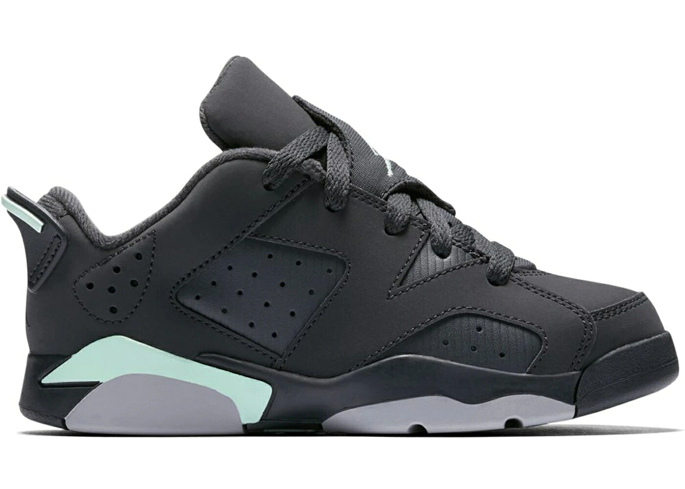 ナイキ ジョーダン お坊っちゃん キッズ JORDAN 6 RETRO LOW ANTHRACITE MINT FOAM (なおなお書き) / ANTHRACITE MINT FOAM METALLIC もの言う花 マタニティ スニーカー