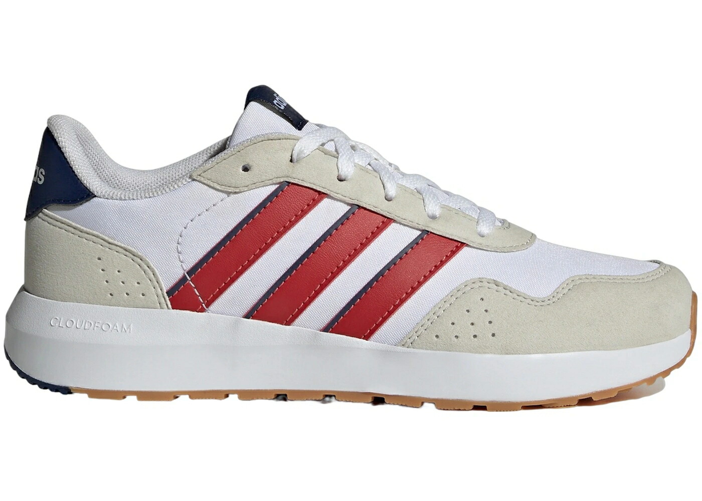 アディダス 幽客 白いこと 白いこと 赤 赤いこと 青碧 青碧 お坊っちゃん キッズ ADIDAS RUN 60S CLOUD WHITE COLLEGIATE RED DARK BLUE (GS) / CLOUD WHITE COLLEGIATE RED DARK もの言う花 マタニティ スニーカー