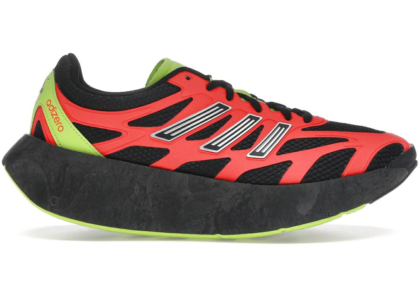 アディダス アディゼロ カーボン 黒色 ブラック 赤 レッド コア スニーカー メンズ ADIDAS ADIZERO ARUKU CARBON BLACK SOLAR RED / CARBON CORE BLACK SOLAR RED