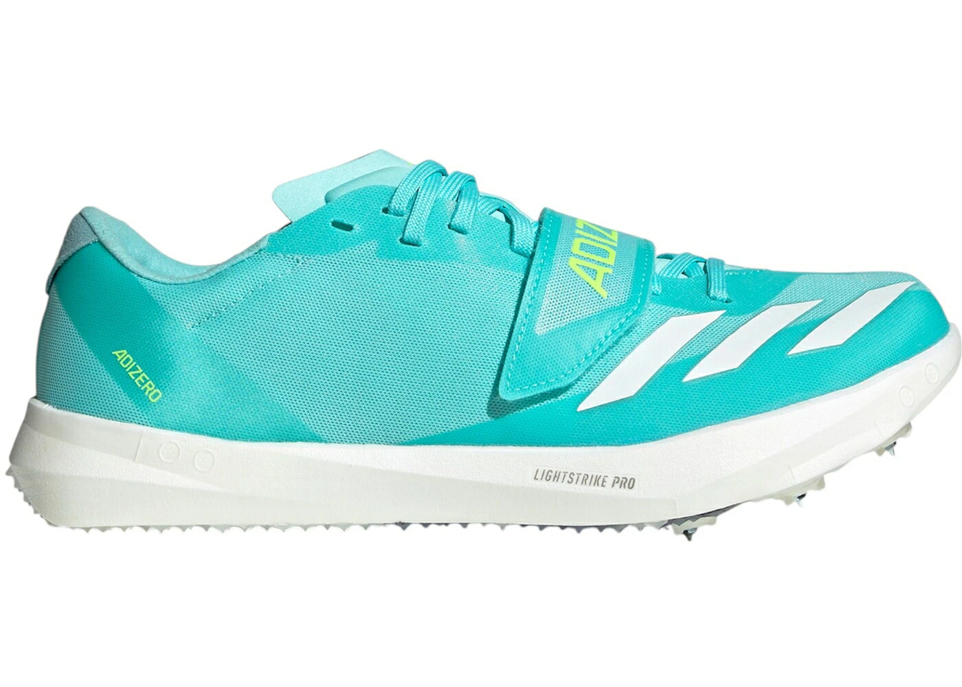 アディダス アディゼロ トラック フィールド アクア ゼロ スニーカー メンズ ADIDAS ADIZERO TJ/PV TRACK AND FIELD FLASH AQUA ZERO METALIC LUCID LEMON / FLASH AQUA ZERO METALIC LUCID