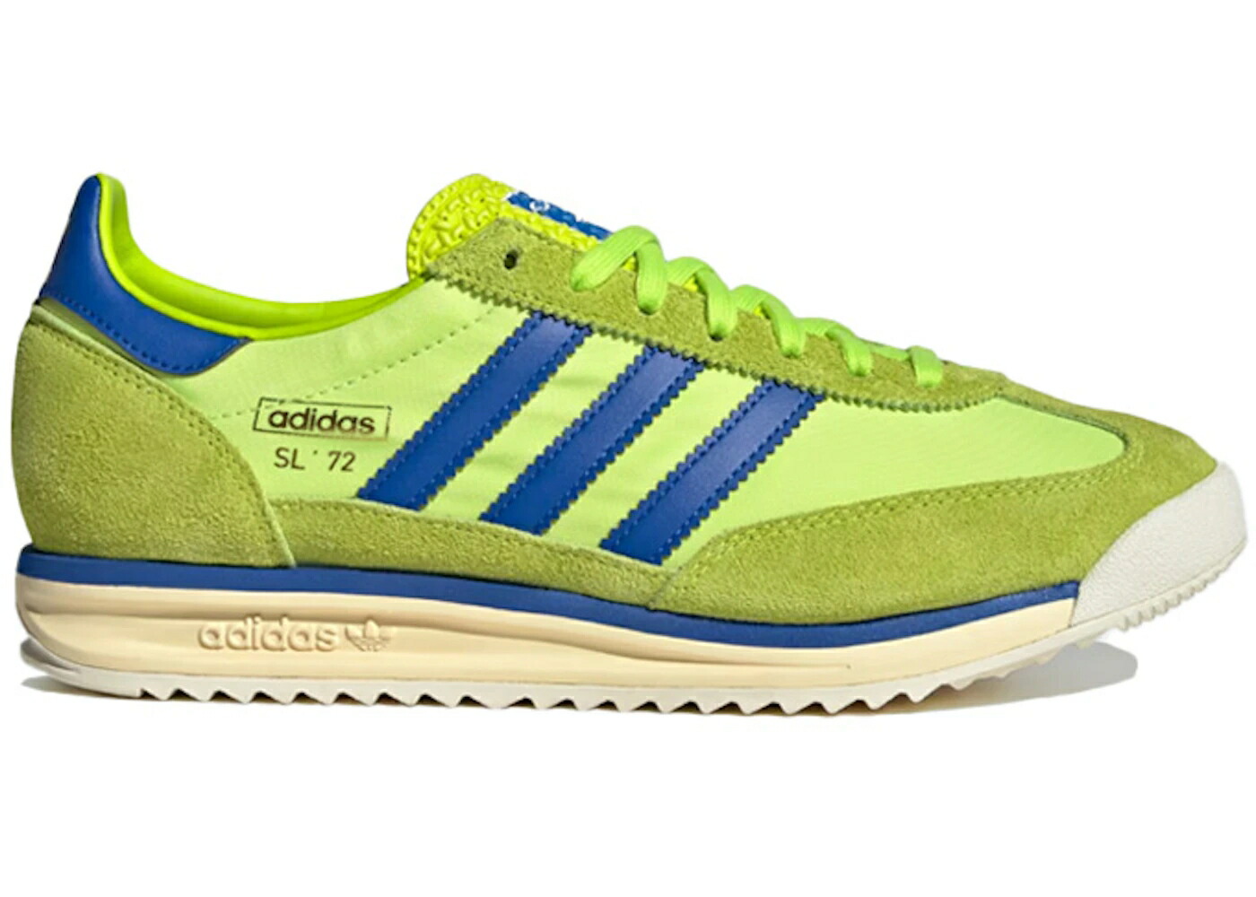 アディダス 青色 ブルー スニーカー メンズ ADIDAS SL 72 RS SOLAR SLIME ROYAL BLUE / SOLAR SLIME ROYAL BLUE PULSE