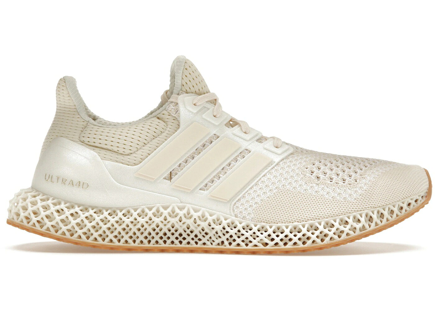 アディダス ウルトラ 白色 ホワイト ゴールド スニーカー メンズ ADIDAS ULTRA 4D WONDER WHITE GOLD METALLIC / WONDER WHITE WONDER WHITE GOLD｜スニケス