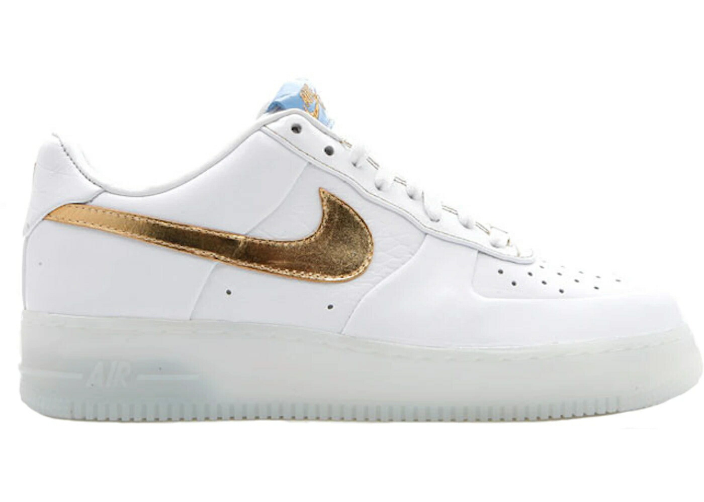 ナイキ リオ 白色 ホワイト ゴールド エアフォース スニーカー メンズ NIKE AIR FORCE 1 LOW RIO FERDINAND / WHITE METALLIC GOLD UNIVERSITY