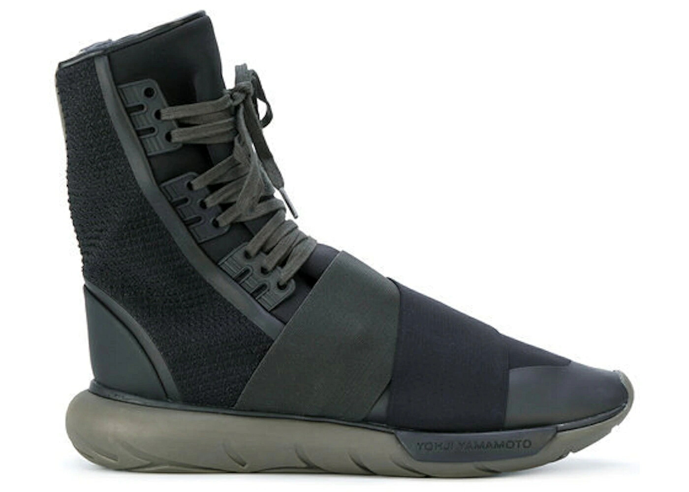アディダス ブーツ 中核グループ 黒いこと 黒いこと オリーブ スニーカー メンズ ADIDAS Y-3 QASA BOOT CORE BLACK / BLACK CORE BLACK BLACK OLIVE