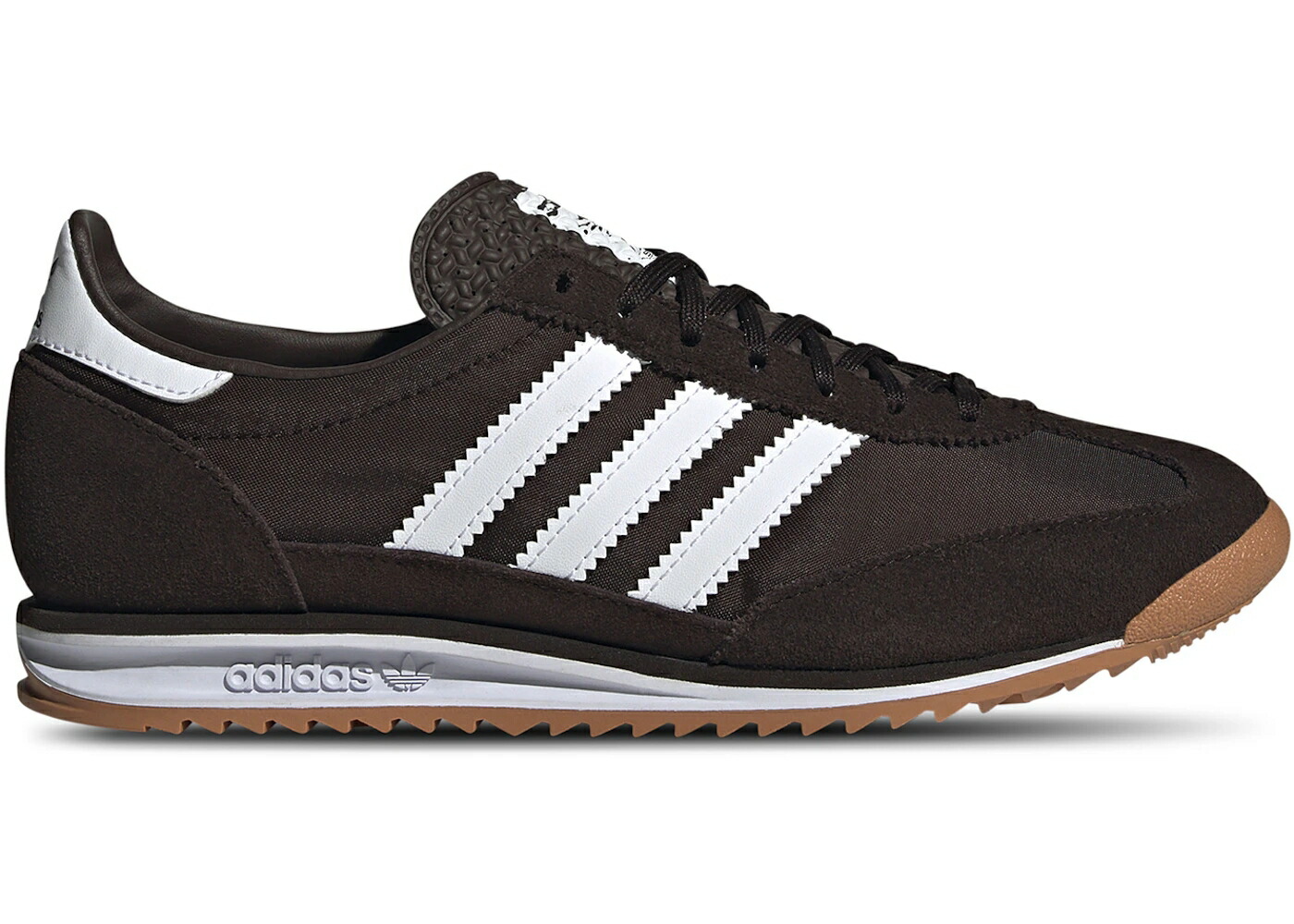 アディダス 茶色 ブラウン 白色 ホワイト WOMEN'S スニーカー レディース ADIDAS SL 72 OG DARK BROWN WHITE (WOMEN'S) / DARK BROWN CLOUD WHITE GUM