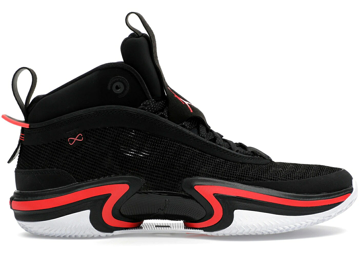ナイキ ジョーダン 黒いこと 黒いこと スニーカー メンズ JORDAN 36 PF INFRARED 23 (WHITE SOLE) / BLACK INFRARED 23
