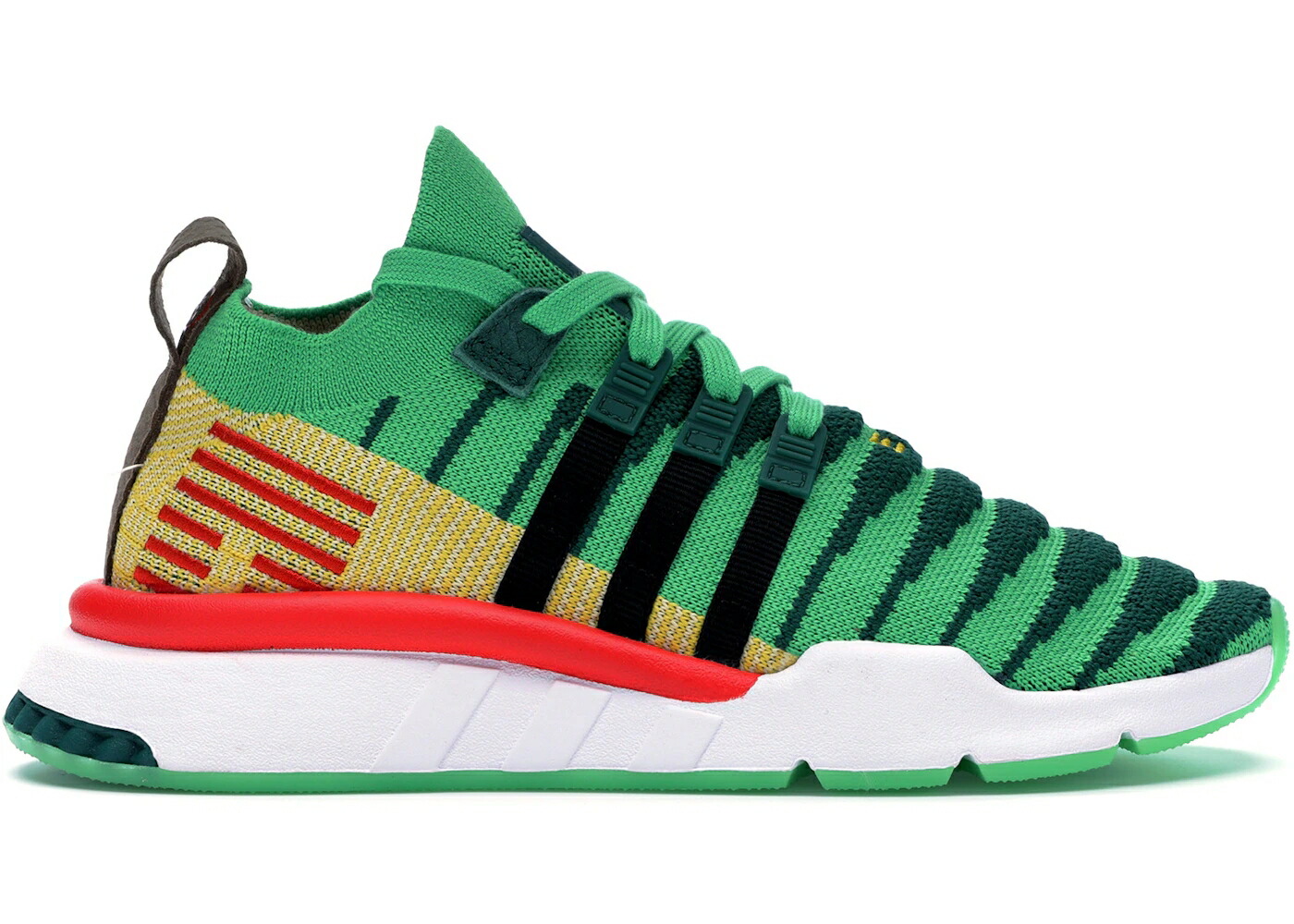 アディダス ミッド 火竜 緑 緑であること スニーカー メンズ ADIDAS EQT SUPPORT MID ADV PRIMEKNIT DRAGON BALL Z SHENRON / GREEN MULTICOLOR