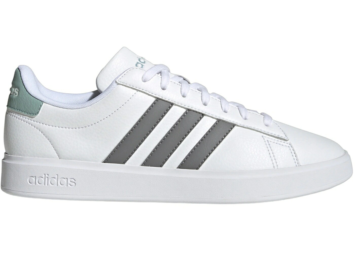 アディダス グランド コート 白色 ホワイト 灰色 グレー マジック スニーカー メンズ ADIDAS GRAND COURT CLOUD WHITE GREY MAGIC / CLOUD WHITE GREY THREE MAGIC