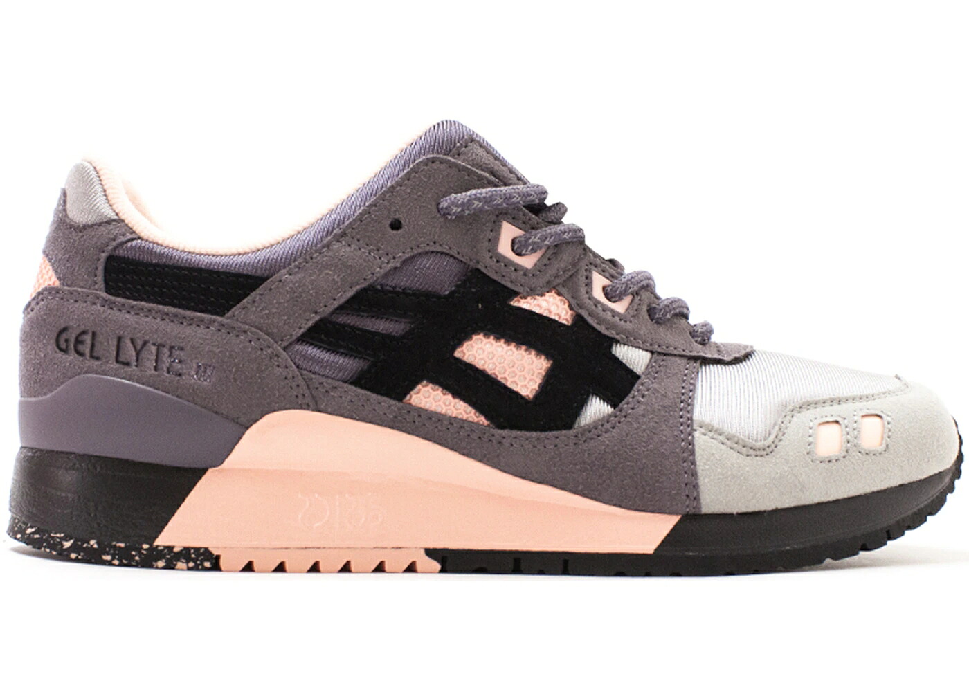 アシックス 先だつもの点火装置 ビンテージ ヴィンテージ ナイロン 黒いこと 黒いこと スニーカー メンズ ASICS GEL-LYTE III WOEI VINTAGE NYLON / APRICOT NECTAR BLACK