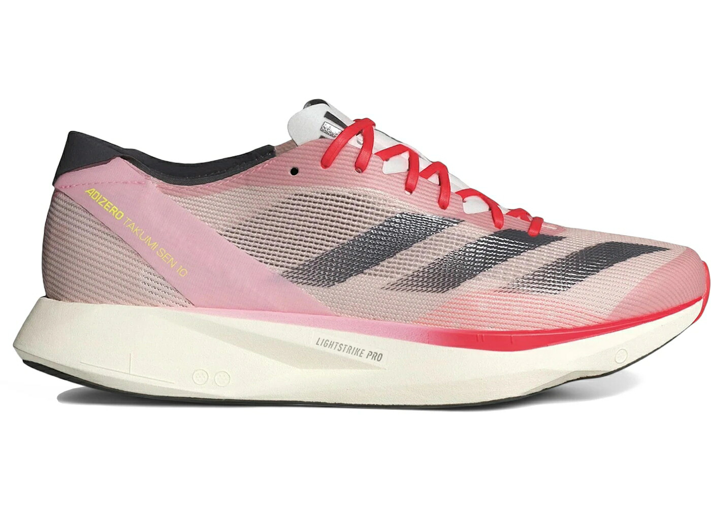 アディダス アディゼロ サクラ色 スニーカー メンズ ADIDAS ADIZERO TAKUMI SEN 10 PINK SPARK / PINK SPARK AURORA METALLIC SANDY