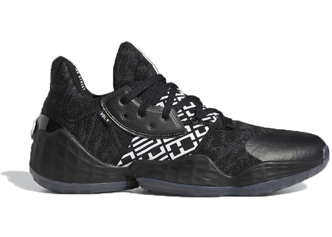 アディダス ハーデン 黒いこと 黒いこと 白いこと 白いこと 中核グループ VOL. スニーカー メンズ ADIDAS HARDEN 4 BLACK WHITE / BLACK CLOUD WHITE CORE BLACK