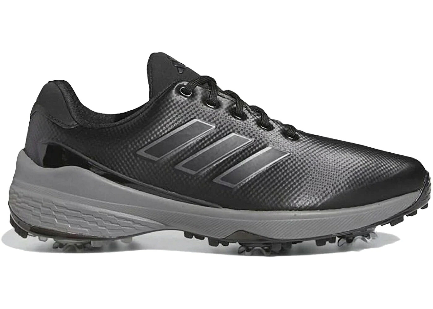 アディダス ゴルフ 黒いこと 黒いこと しろがね色 しろがね色 中核グループ スニーカー メンズ ADIDAS ZG23 GOLF BLACK DARK SILVER METALLIC / CORE BLACK DARK SILVER METALLIC