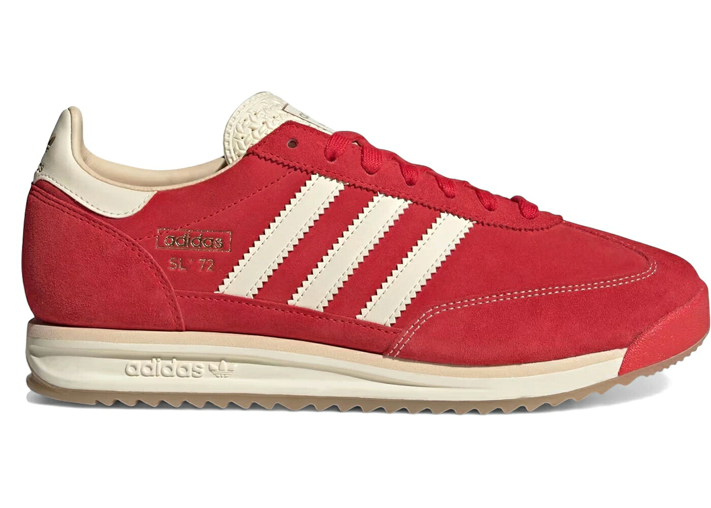 アディダス 純然たる 皮膚軟化剤 白いこと 白いこと 砂色 沙子 スニーカー メンズ ADIDAS SL 72 RS PURE RUBY CREAM WHITE / PURE RUBY CREAM WHITE SAND