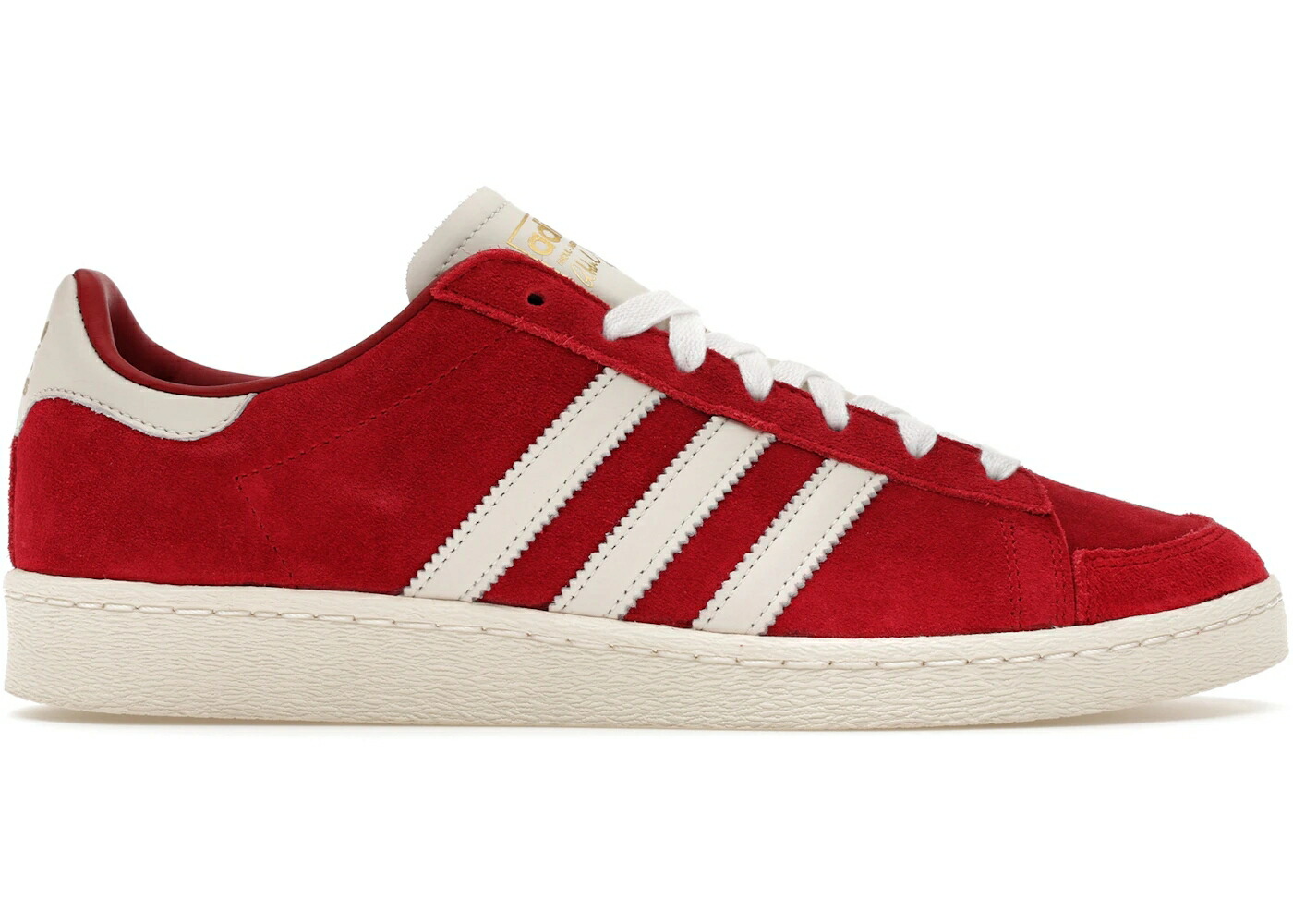 アディダス チーム パワー 赤 レッド クリーム 白色 ホワイト スニーカー メンズ ADIDAS JABBAR LOW TEAM POWER RED / TEAM POWER RED 2 CREAM WHITE