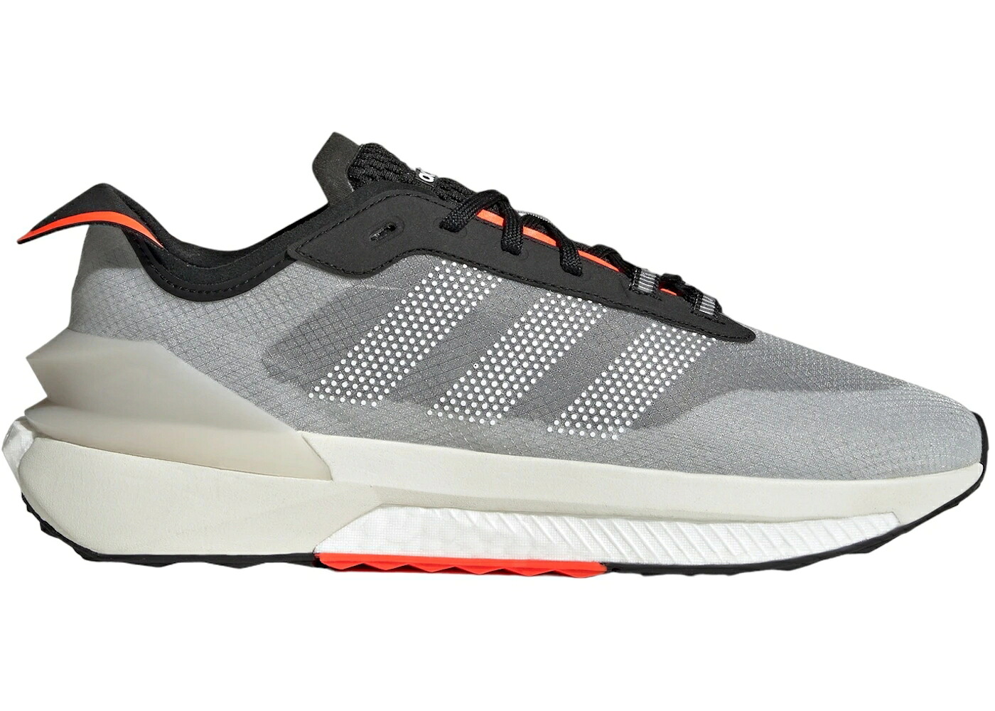 アディダス コア 黒色 ブラック 赤 レッド 灰色 グレー スニーカー メンズ ADIDAS AVRYN CORE BLACK SOLAR RED GREY / CORE BLACK CORE BLACK SOLAR RED|スニケス