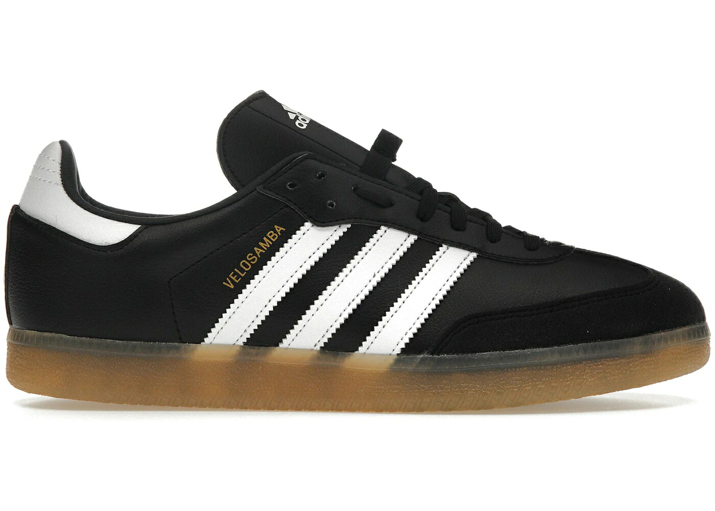 アディダス 黒いこと 黒いこと 中核グループ 白いこと 白いこと スニーカー メンズ ADIDAS VELOSAMBA VEGAN BLACK GUM / CORE BLACK CLOUD WHITE CORE