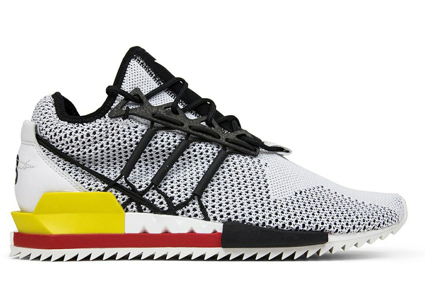 アディダス 白色 ホワイト 黒色 ブラック 赤 レッド 黄色 イエロー スニーカー メンズ ADIDAS Y-3 HARIGANE WHITE BLACK RED / WHITE BLACK RED YELLOW