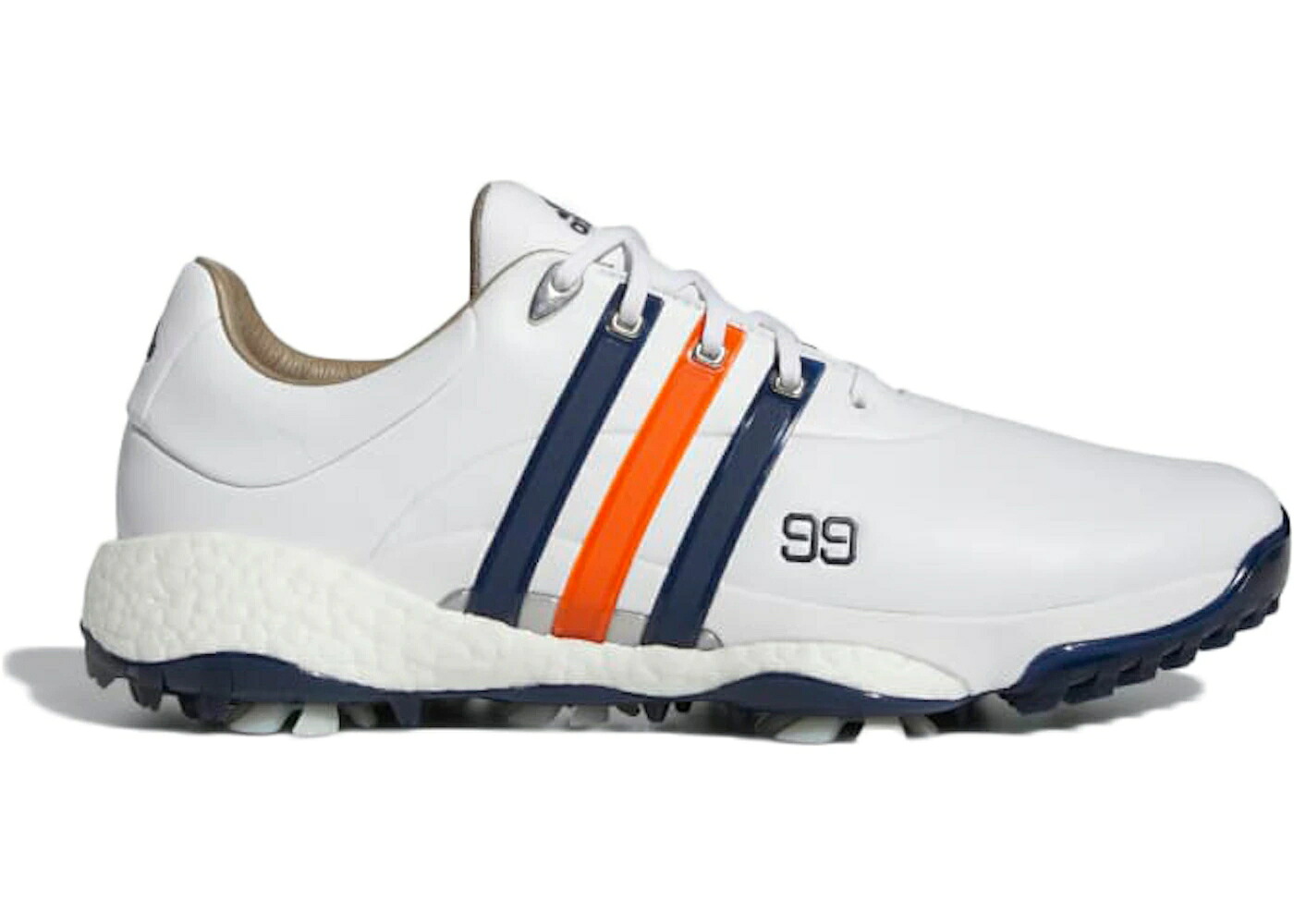 アディダス ジョンソン 白いこと 白いこと 紺色 米国海軍 スニーカー メンズ ADIDAS TOUR360 22 WAYNE GRETZKY DUSTIN JOHNSON / CLOUD WHITE COLLEGIATE NAVY