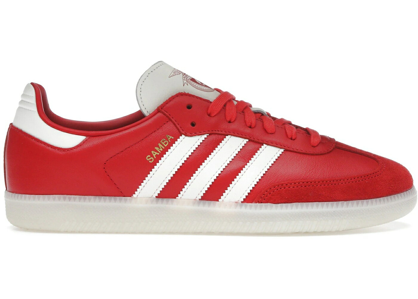 アディダス サンバ 赤 レッド 白色 ホワイト スニーカー メンズ ADIDAS SAMBA BENFICA / BENFICA RED OFF WHITE BENFICA