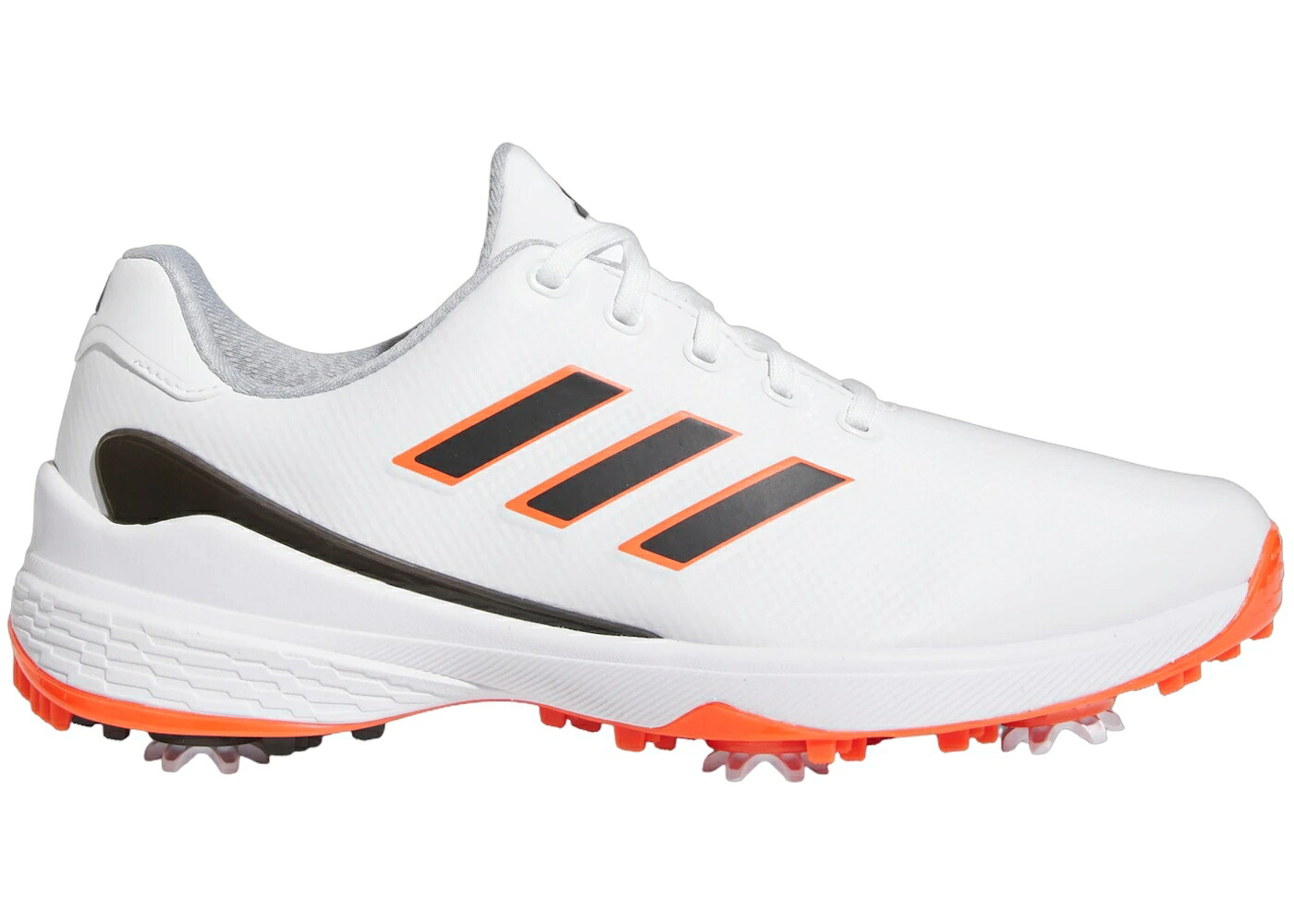 アディダス ゴルフ 白色 ホワイト コア 黒色 ブラック 赤 レッド スニーカー メンズ ADIDAS ZG23 GOLF CLOUD WHITE CORE BLACK SEMI SOLAR RED / CLOUD WHITE CORE BLACK SEMI