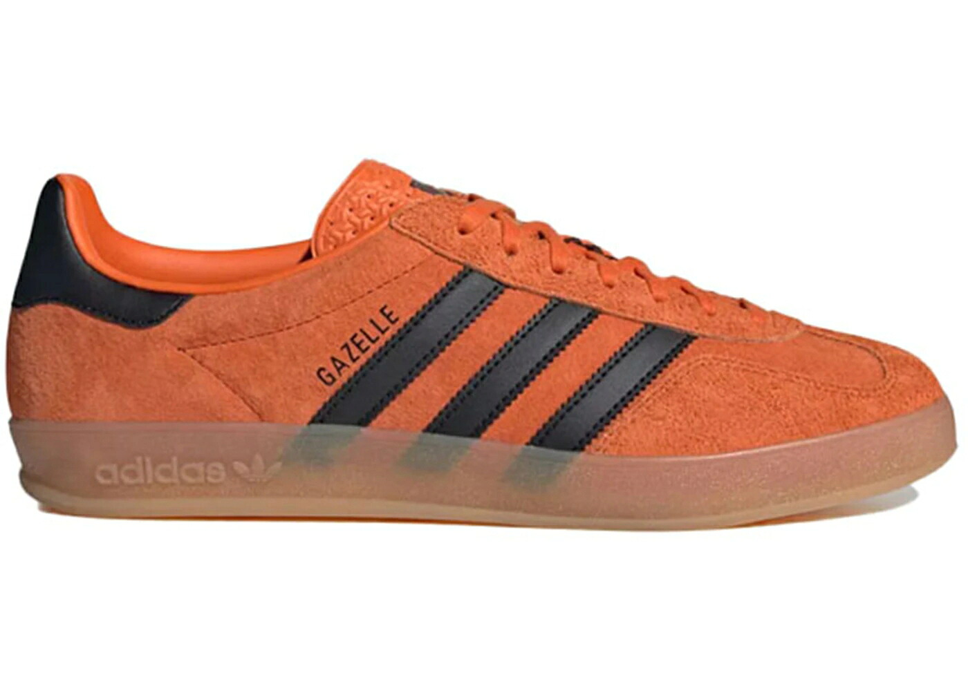 アディダス ガゼル 橙 オレンジ色 中核グループ 黒いこと 黒いこと スニーカー メンズ ADIDAS GAZELLE INDOOR ORANGE GUM / ORANGE CORE BLACK GUM