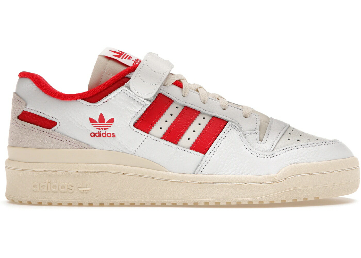 アディダス 討論会 白いこと 白いこと 皮膚軟化剤 赤 赤いこと スニーカー メンズ ADIDAS FORUM 84 LOW WHITE CREAM RED / CLOUD WHITE VIVID RED CREAM