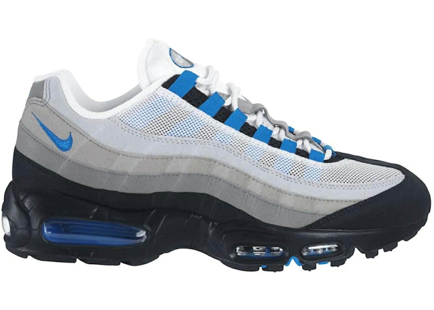 ナイキ マックス 青色 ブルー 灰色 グレー エアマックス スニーカー メンズ NIKE AIR MAX 95 PHOTO BLUE (2010) / NEUTRAL PHOTO BLUE MEDIUM GREY