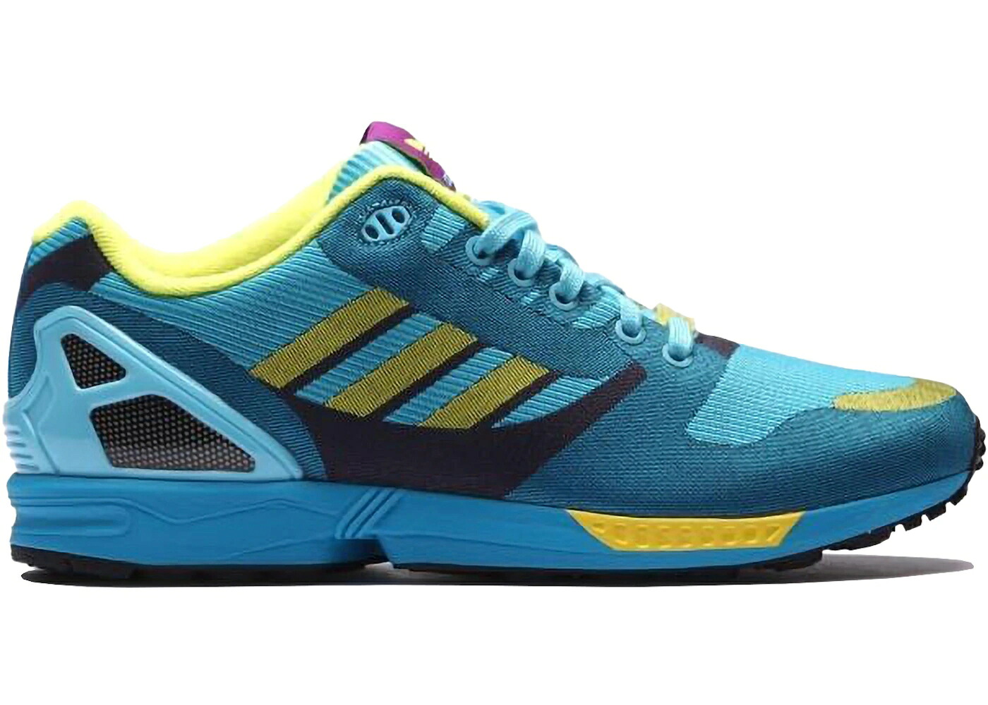 アディダス アクア スニーカー メンズ ADIDAS ZX FLUX WEAVE LIGHT AQUA LEMON PEEL / LIGHT AQUA LEMON PEEL SUN