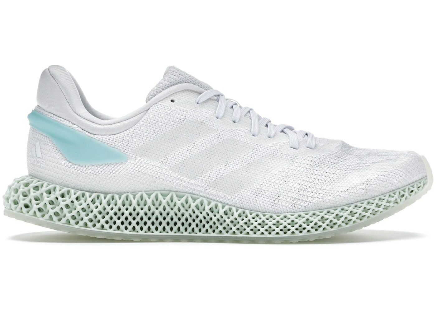 アディダス 幽客 白いこと 白いこと 青碧 青碧 1.0 スニーカー メンズ ADIDAS 4D RUN PARLEY / CLOUD WHITE CLOUD WHITE BLUE