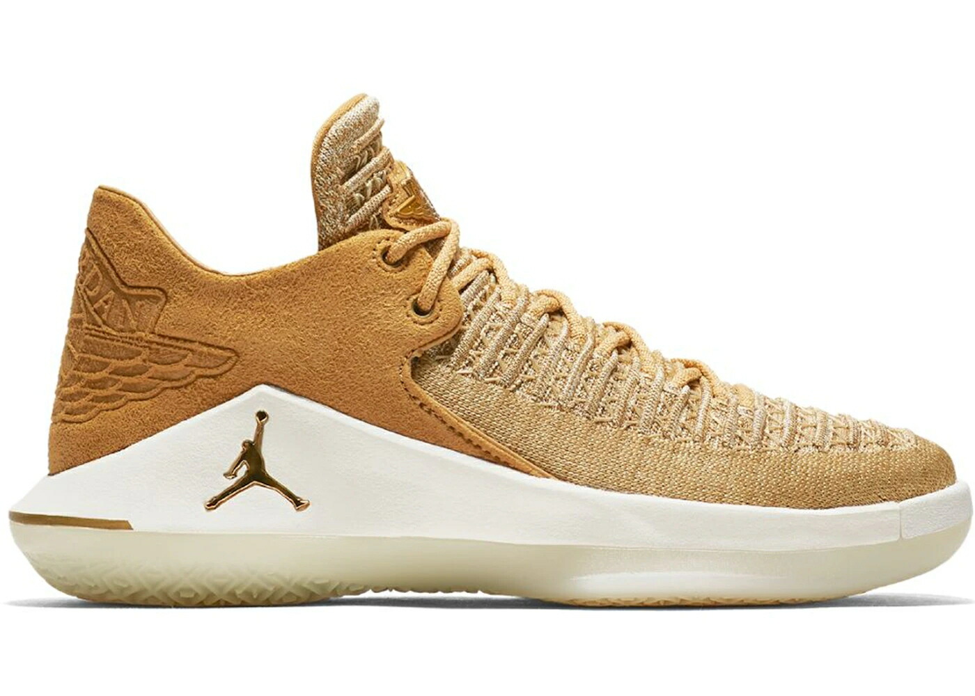ナイキ ジョーダン ゴールド お坊っちゃん キッズ JORDAN XXXII LOW GOLDEN HARVEST (GS) / GOLDEN HARVEST METALLIC GOLD もの言う花 マタニティ スニーカー