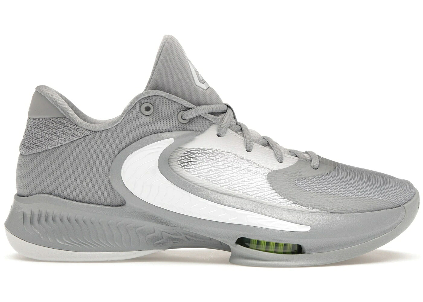 ナイキ ズーム 灰色 グレー 白色 ホワイト ズームフリーク スニーカー ユニセックス NIKE ZOOM FREAK 4 TB WOLF GREY WHITE / WOLF GREY WOLF GREY WHITE メンズ|スニケス