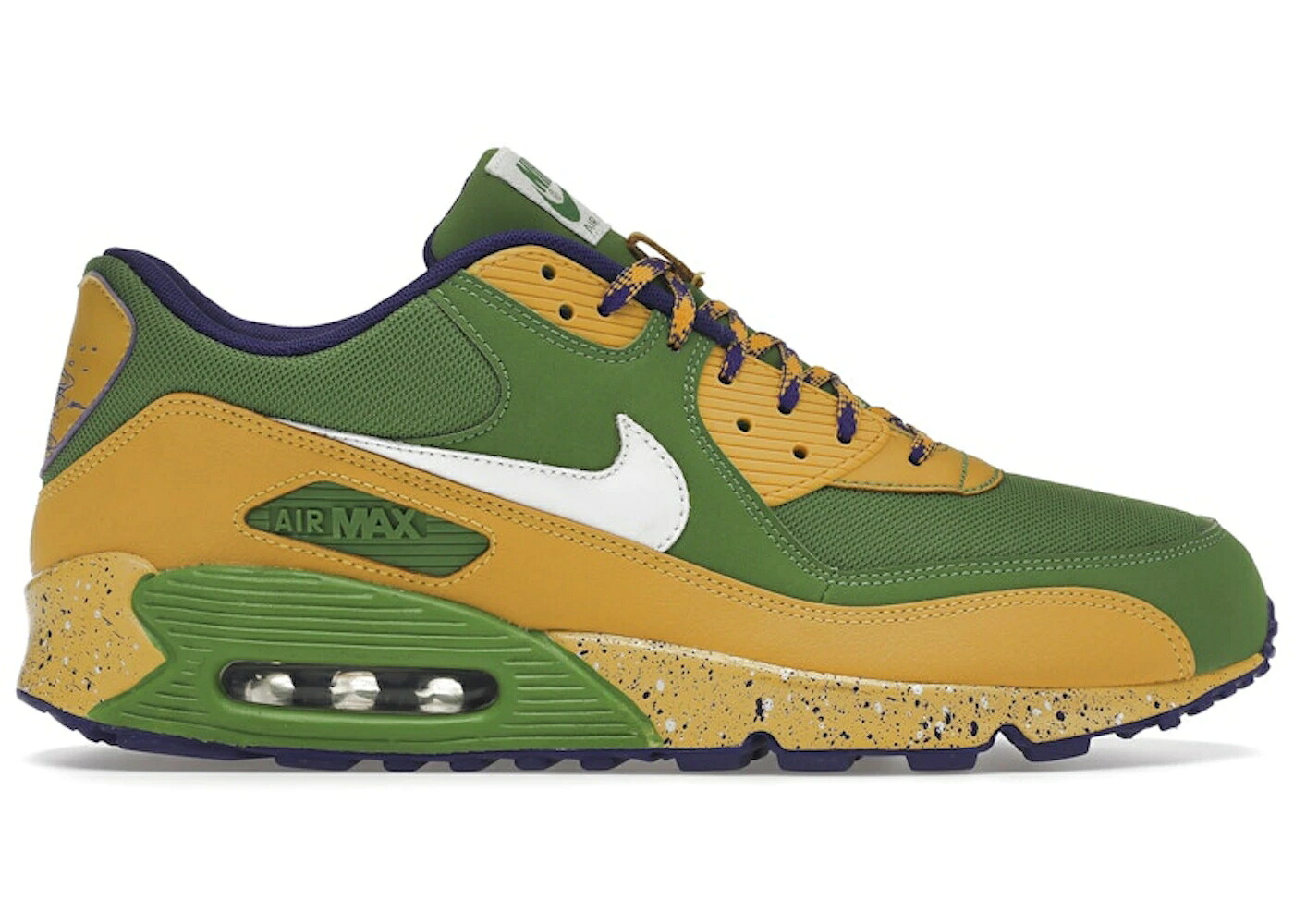 ナイキ マックス 白いこと 白いこと 大気圏マックス スニーカー メンズ NIKE AIR MAX 90 RUNNING MAN / CHLOROPHYLL WHITE SOLAR FLARE