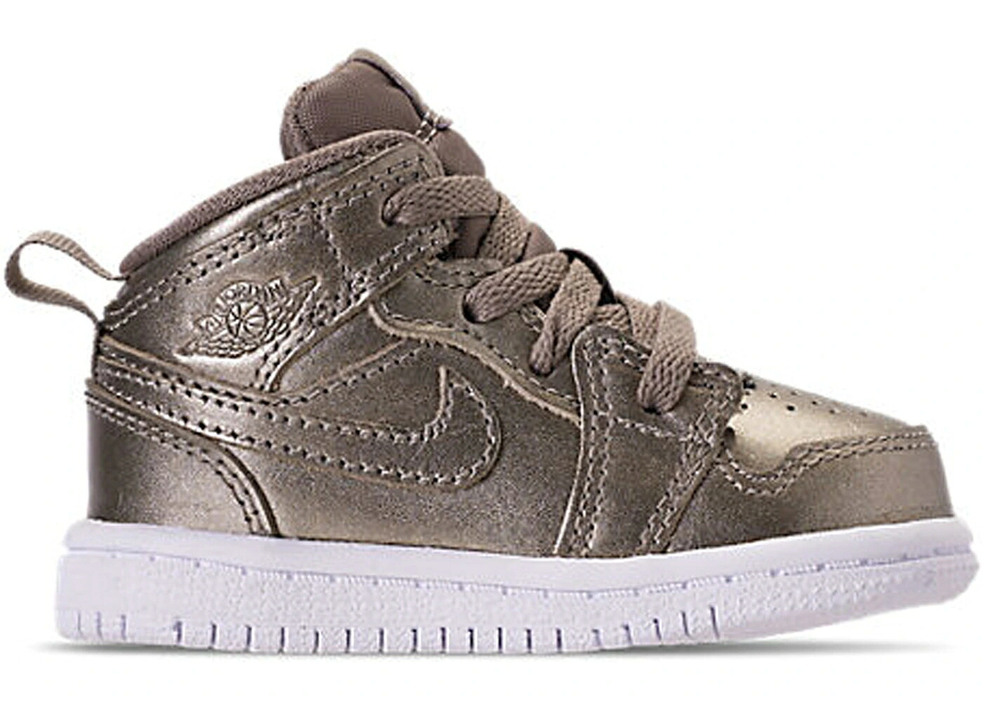 ナイキ ジョーダン ミッド 白色 ホワイト 赤 レッド ジュニア キッズ JORDAN 1 MID SEPIA STONE (TD) / SEPIA STONE WHITE NOBLE RED
