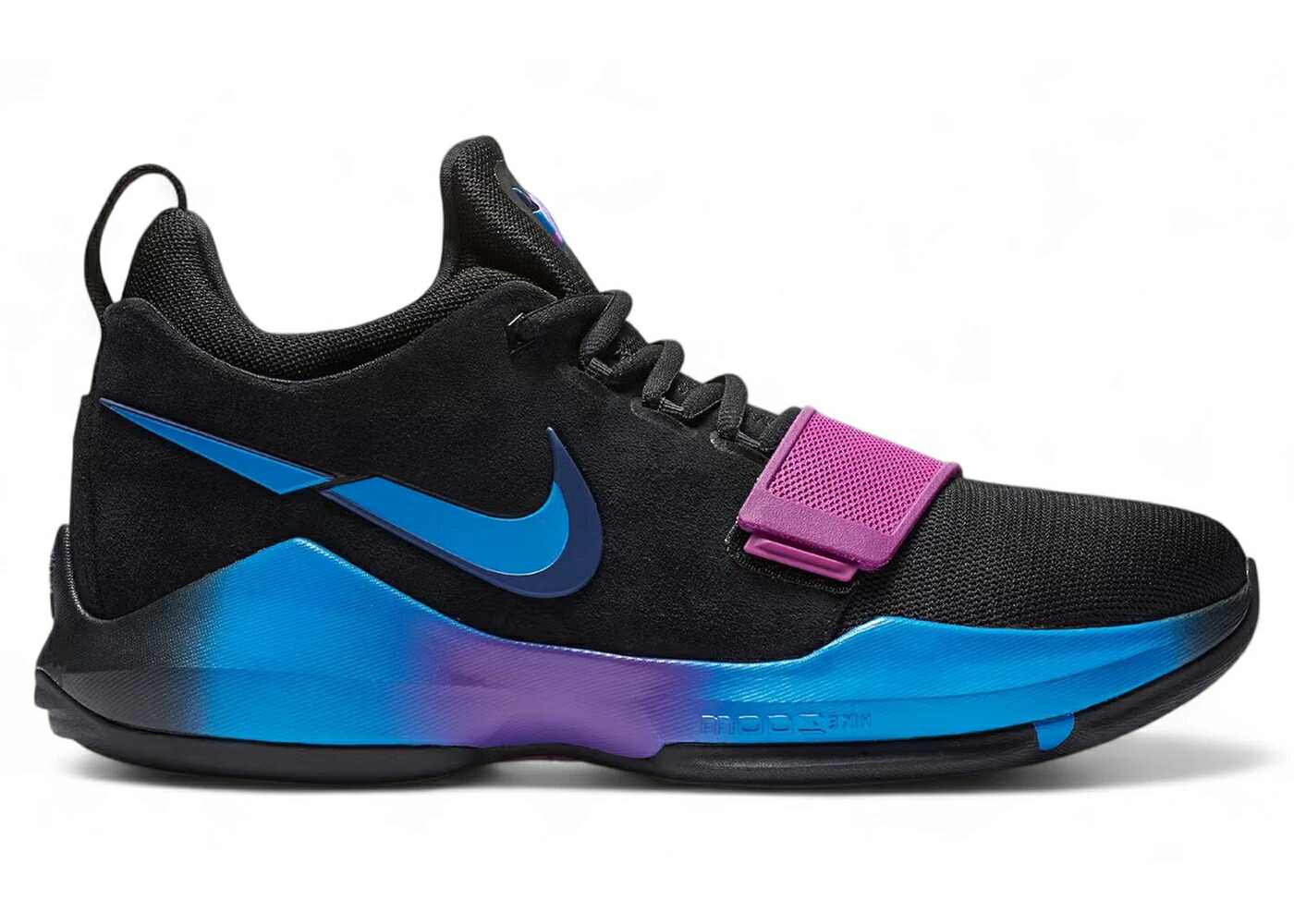 ナイキ 黒色 ブラック ディープ 青色 ブルー スニーカー メンズ NIKE PG 1 FLIP THE SWITCH (2026) / BLACK DEEP ROYAL BLUE PHOTO BLUE|スニケス